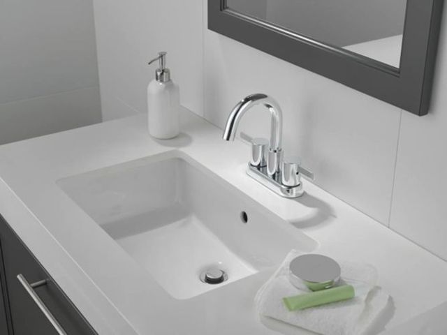 Peerless Precept® Chrome 2-Handle Centerset Lavatory Faucet-0