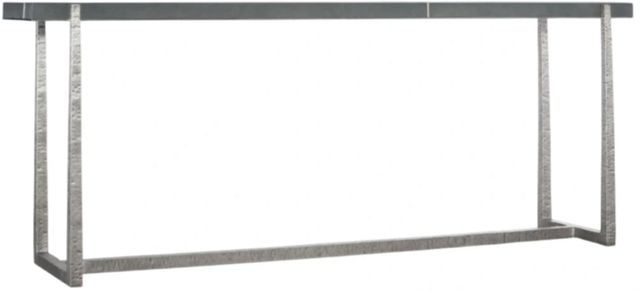 Hooker® Furniture Chapman Gray Console Table with Pewter Base-0
