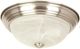 YHD Satin Nickel 2-Light 11" Flush Mount Lighting-0