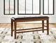 Signature Design by Ashley® Ralene Medium Brown Upholstered Counter Dining Bench-1