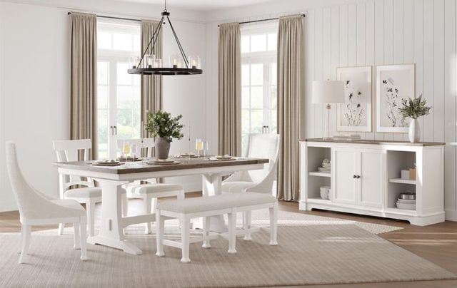 Magnussen Home® Kingston Whisper White Bench-1