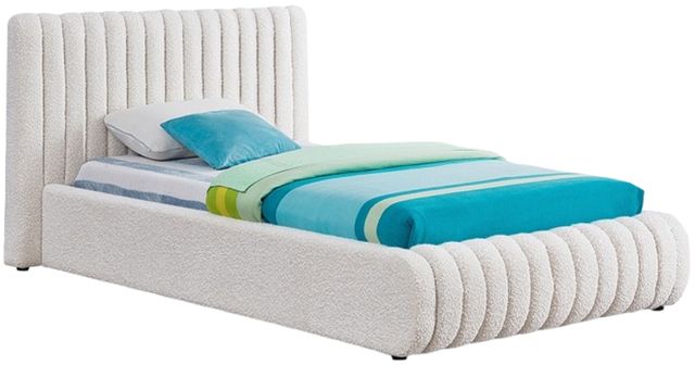 Meridian Furniture Nash Cream Full Panel Bed-0