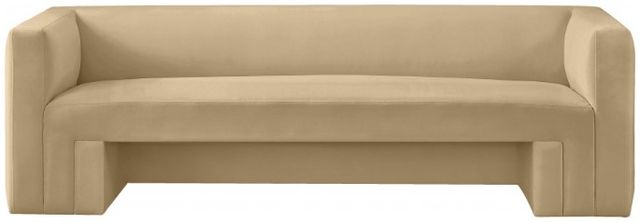 Meridian Furniture Henson Camel Velvet Sofa-1