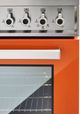 Bertazzoni Professional Series 36" Arancio Glossy Pro Style Dual Fuel Range-3