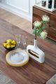A & B Home White Protea Stem-3