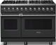 Viking® 5 Series 48" Antique Bronze Pro Style Dual Fuel (NG) Range with Polished Chrome Trim-0