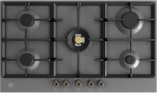 Bertazzoni Professional Series 35'' Carbonio Gas Cooktop-0