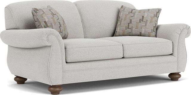 Flexsteel® Winston Silver Glacier Loveseat-0