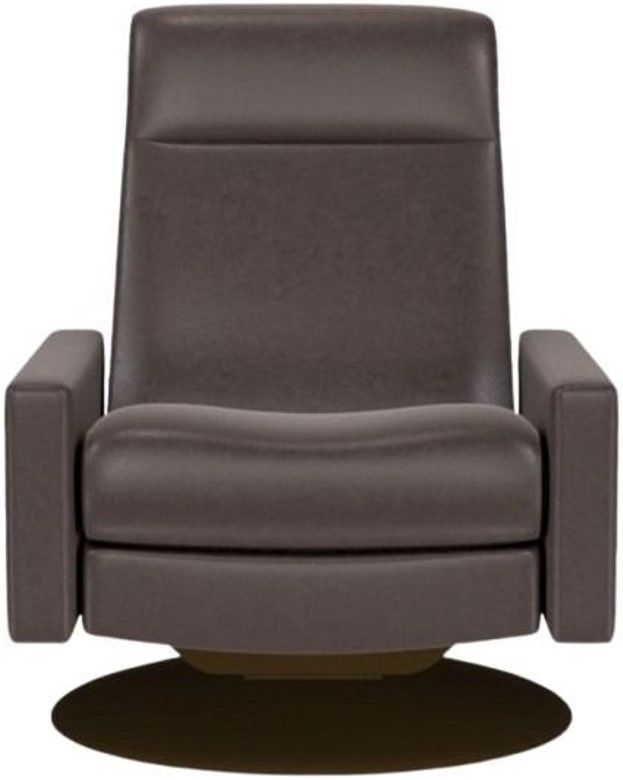 American Leather® Customizable Cloud Leather 36" Manual Recliner-1