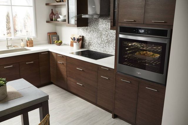 Whirlpool® 27" Print Resist Black Stainless Electric Built In Single Oven-3
