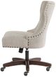 Olliix by Madison Park Cream Erika Office Chair-1