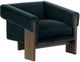 Four Hands Cairo Modern Velvet Smoke Chair-0