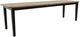 Mavin Customizable 84" Boat Extendable Dining Table with 2 Leaves-0