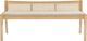 Powell® Beaux Beige/Natural Cane Back Bench-2