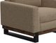 International Furniture Direct Blackburn Black/Brown Sofa-1