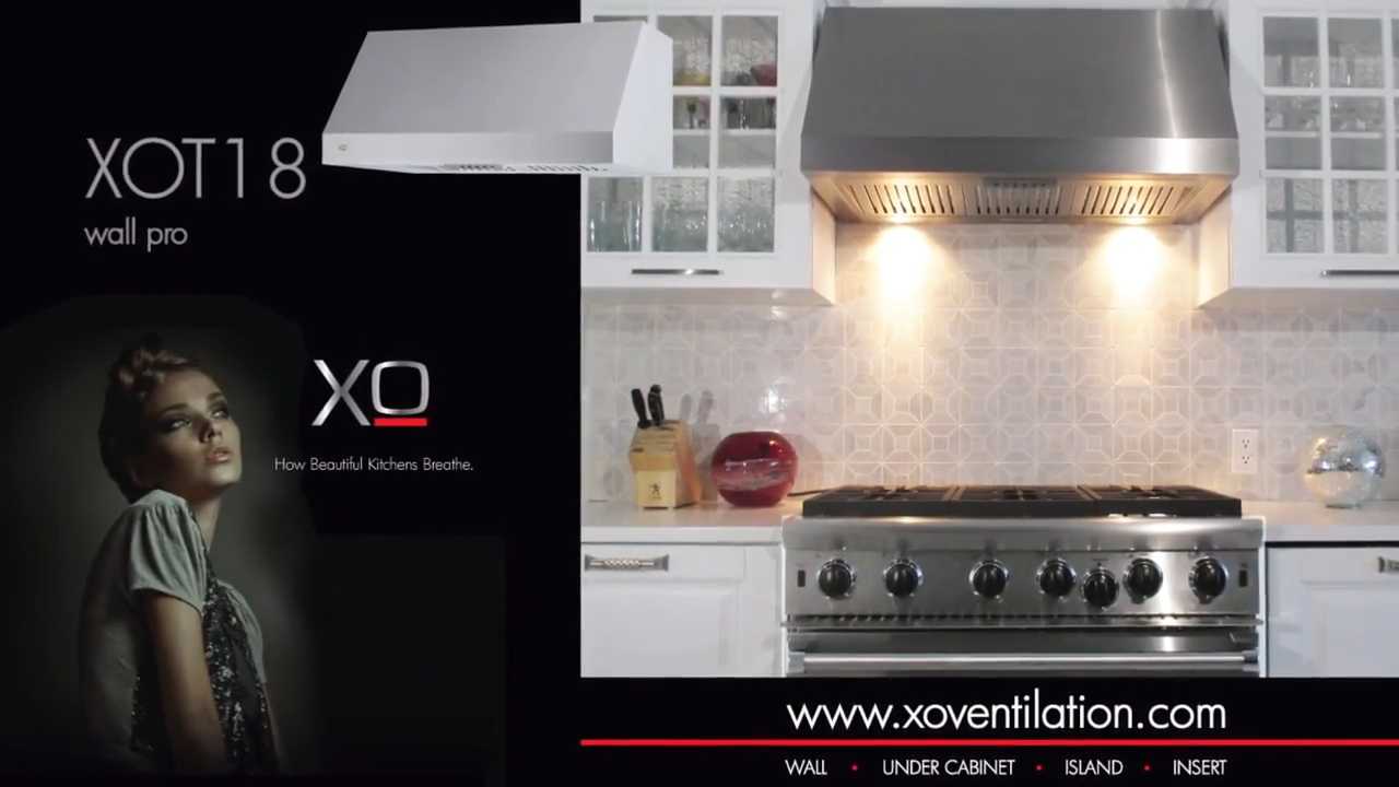 XO Stainless Steel Wall Mounted Range Hood