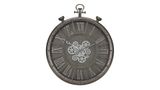 Monarch Specialties Inc. Grey 24" Gear Mechanical Wall Clock