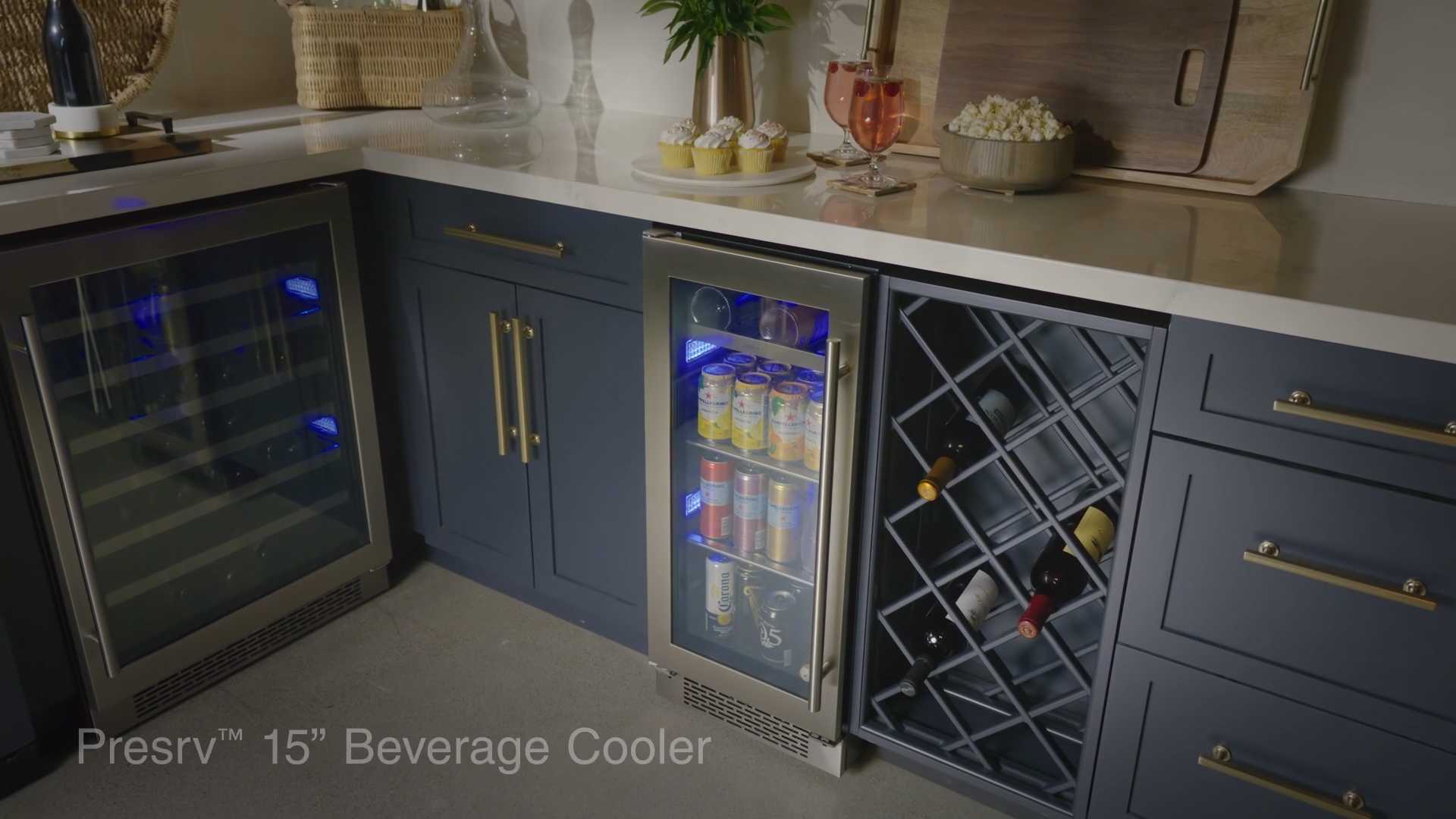 Zephyr Presrv Built In Beverage Center