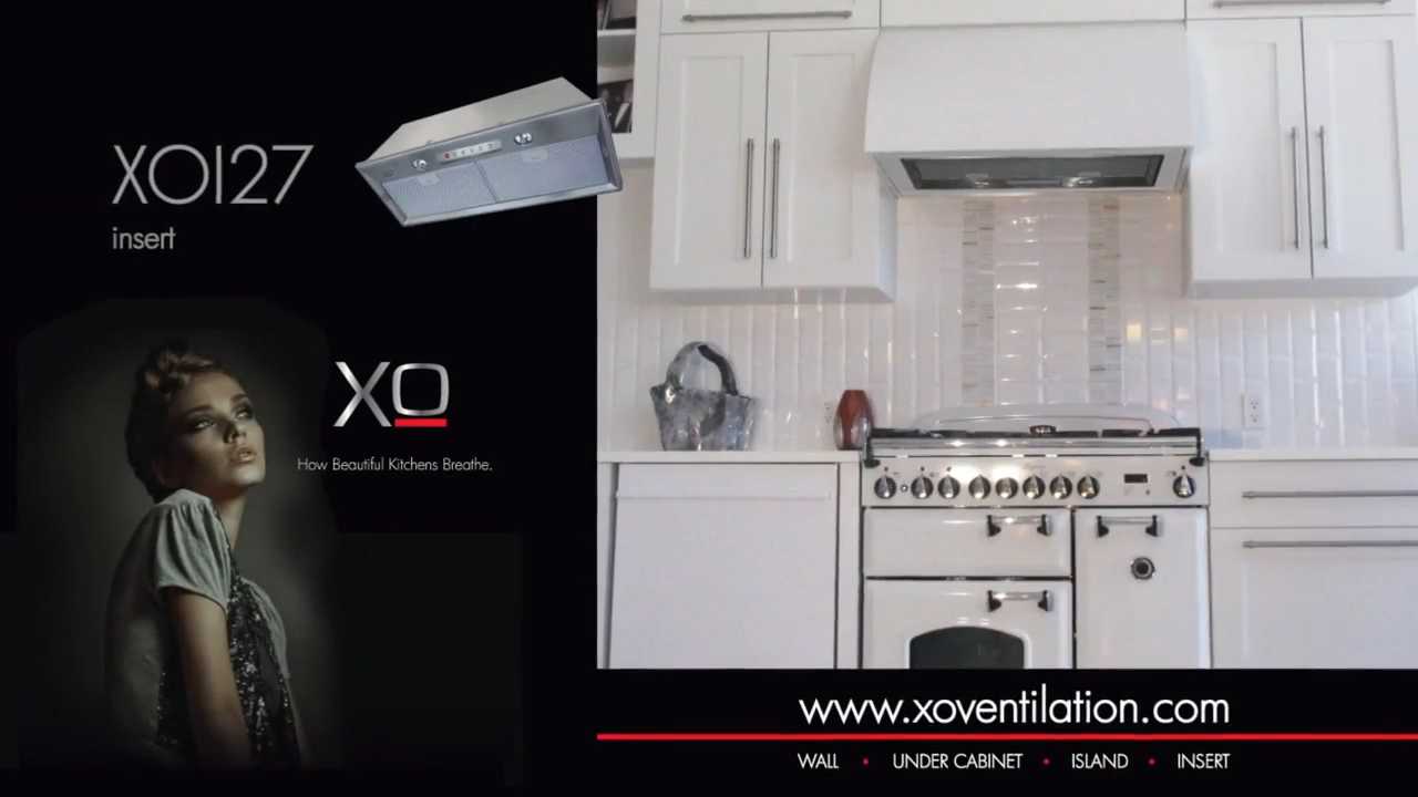 XO Fabriano Collection Stainless Steel Insert Range Hood 