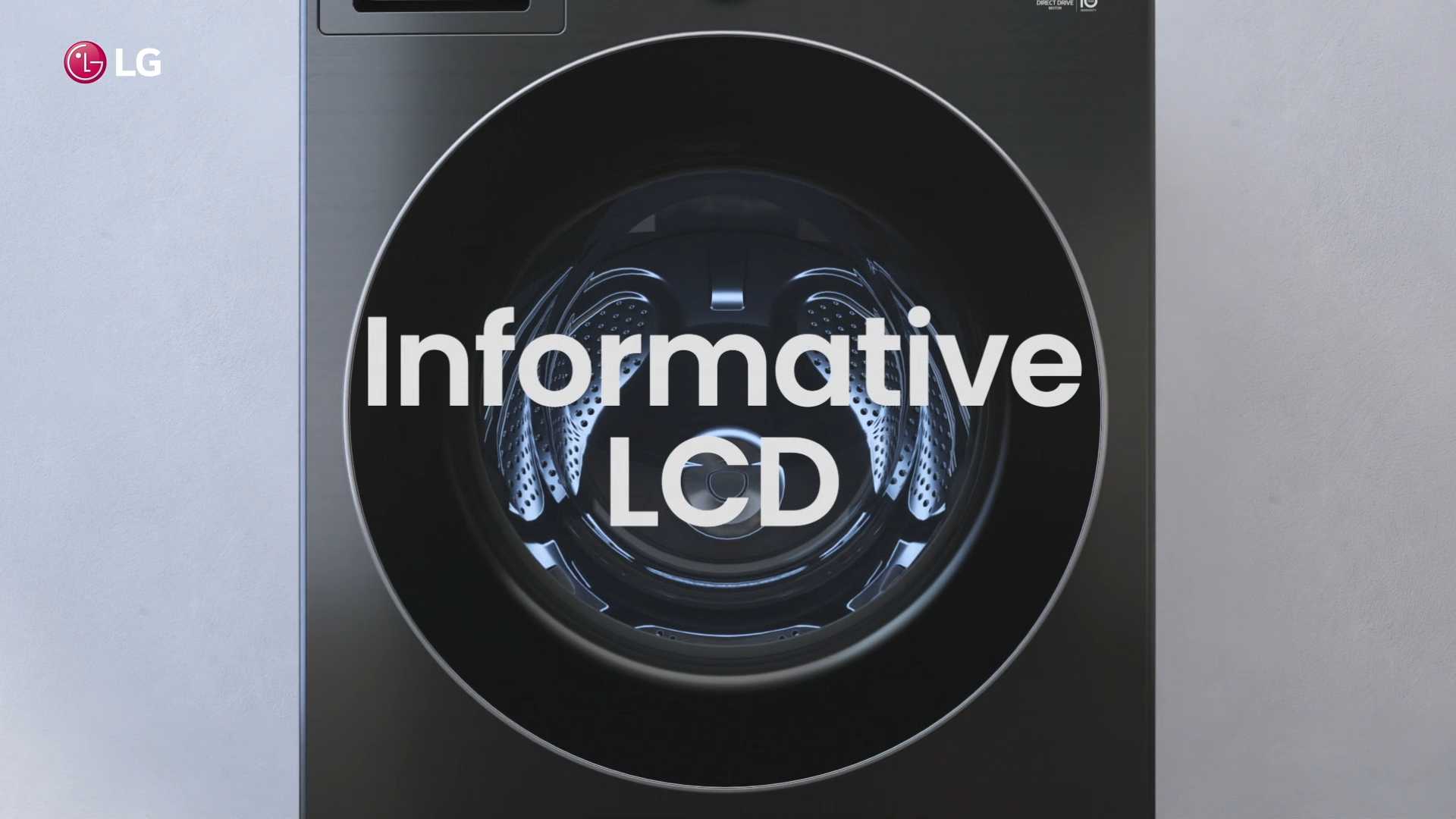 LG Washer & Dryer with Informative LCD Digital Dial