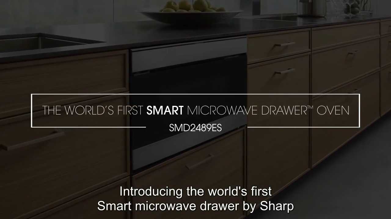 Sharp Stainless Steel Iot Easy Wave Open Microwave Drawer Oven CC.mp4