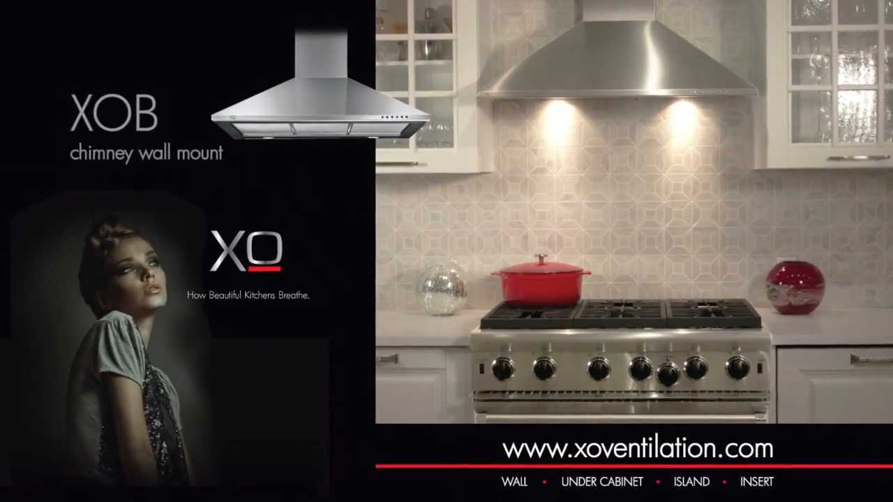 XO Fabriano Collection Stainless Steel Wall Mounted Range Hood 