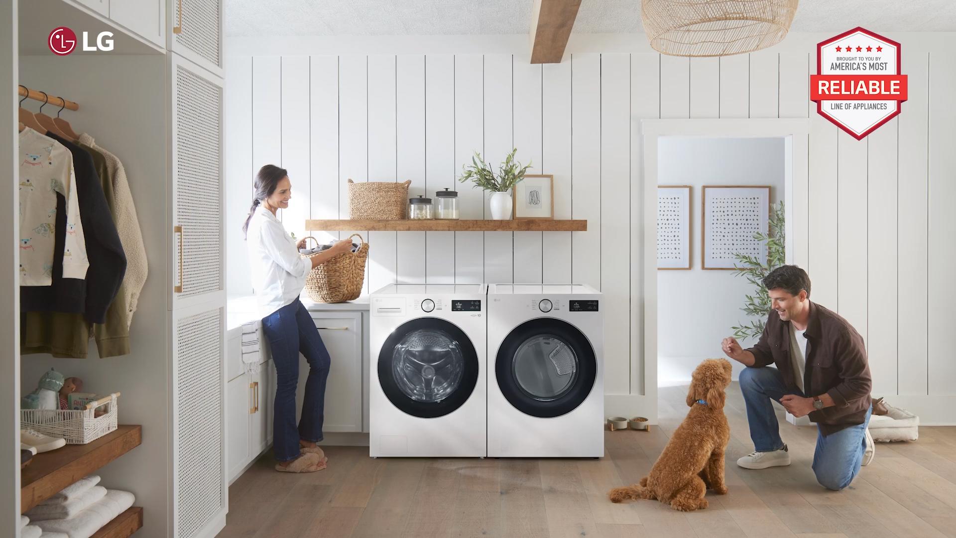 LG 2025 Mega Capacity Laundry 5800 Series