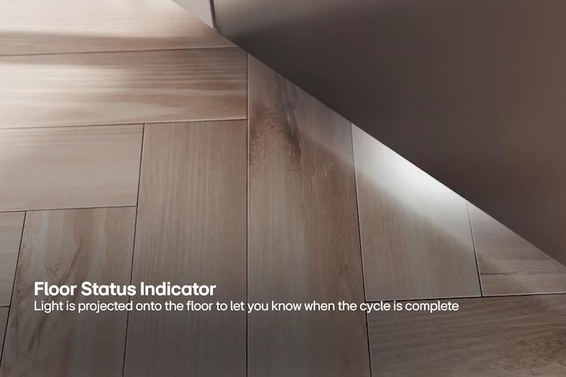 Dishwasher Cutdown Floor Status Indicator