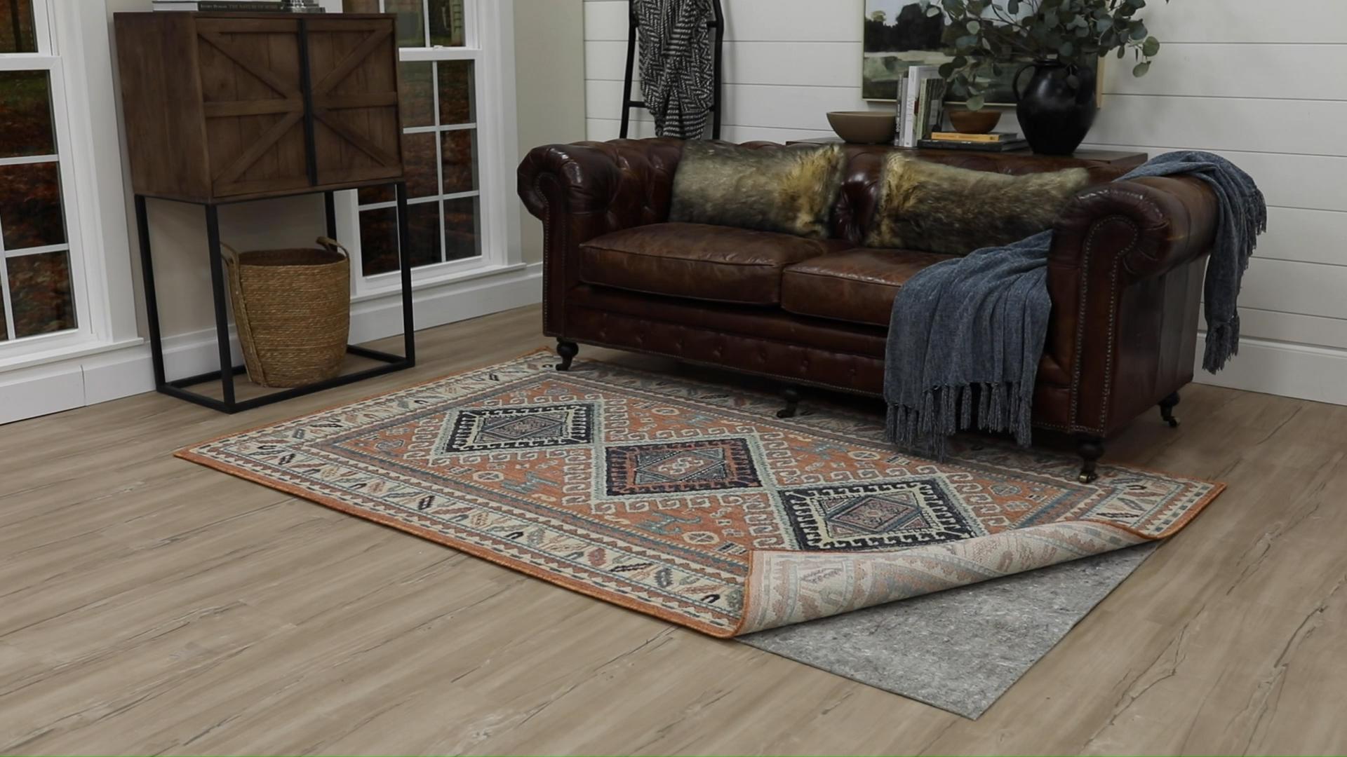 Dual Surface Gray 5'x8' Rug Pad