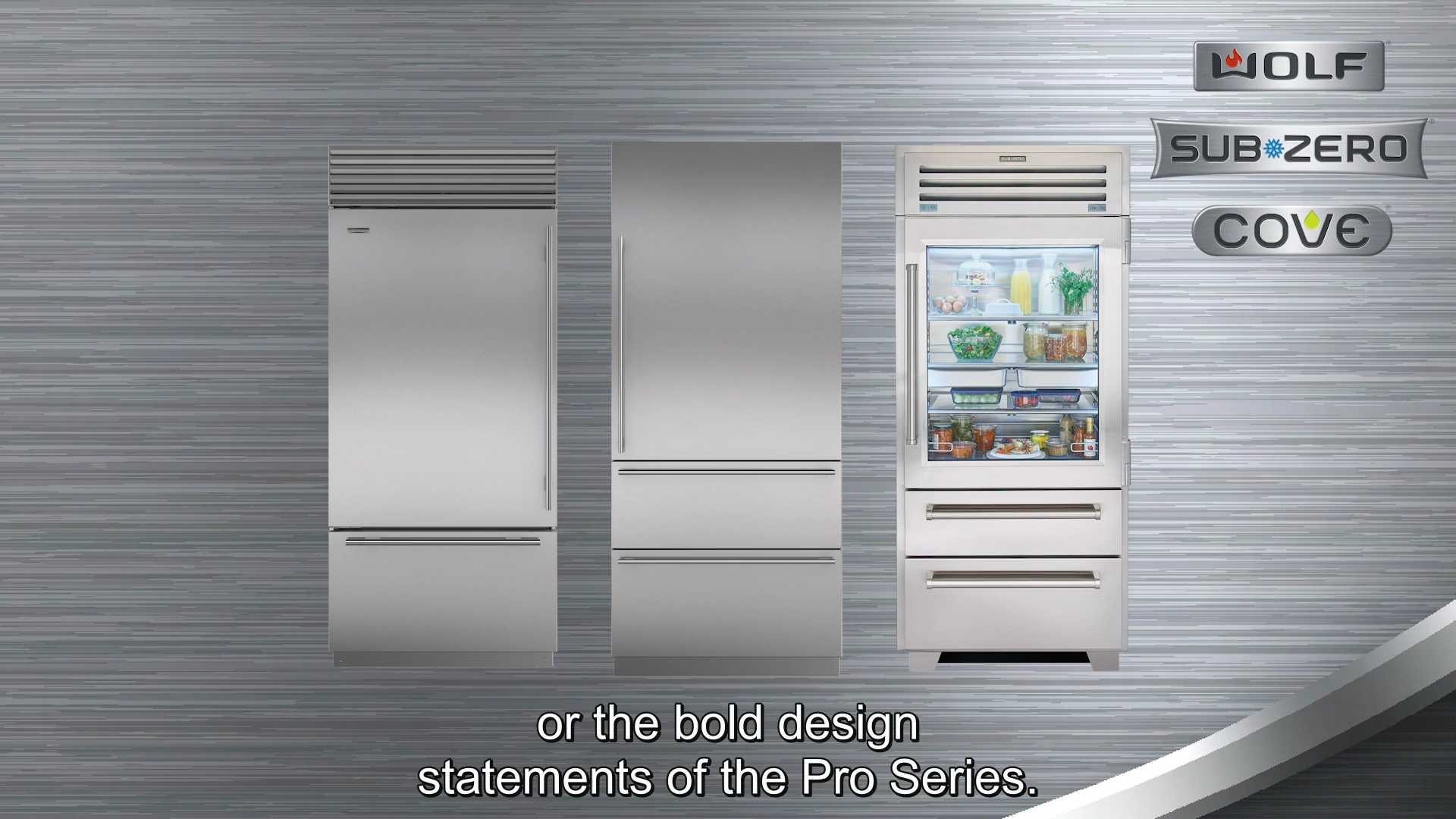 Sub-Zero® Classic Series 23.8 Cu. Ft. Panel Ready Built In Side-by