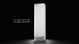 Thor Kitchen 24" 12.4 Cu. Ft. Stainless Steel Panel Ready Built-In Column Freezer
