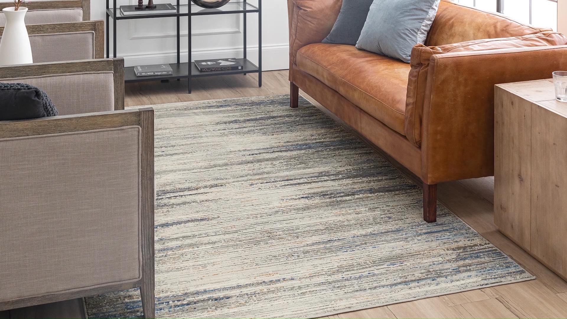 Mohawk Home Bell Place Light Grey 5'x8' Area Rug