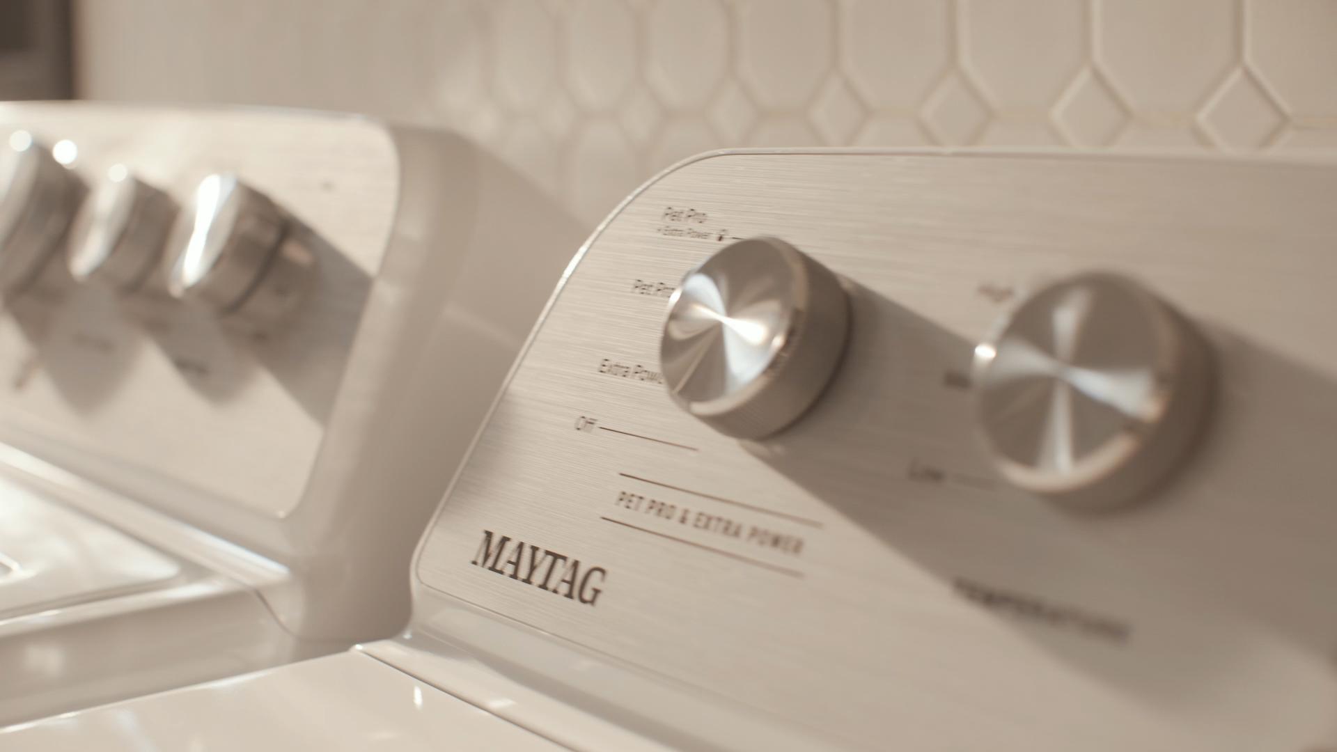 Maytag 7 Cu. Ft. White Front Load Electric Dryer with Pet Pro Option