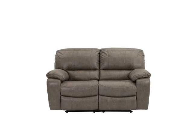 8625-L2-2M 20882-3C - Man Wah Gray Mushroom Reclining Loveseat