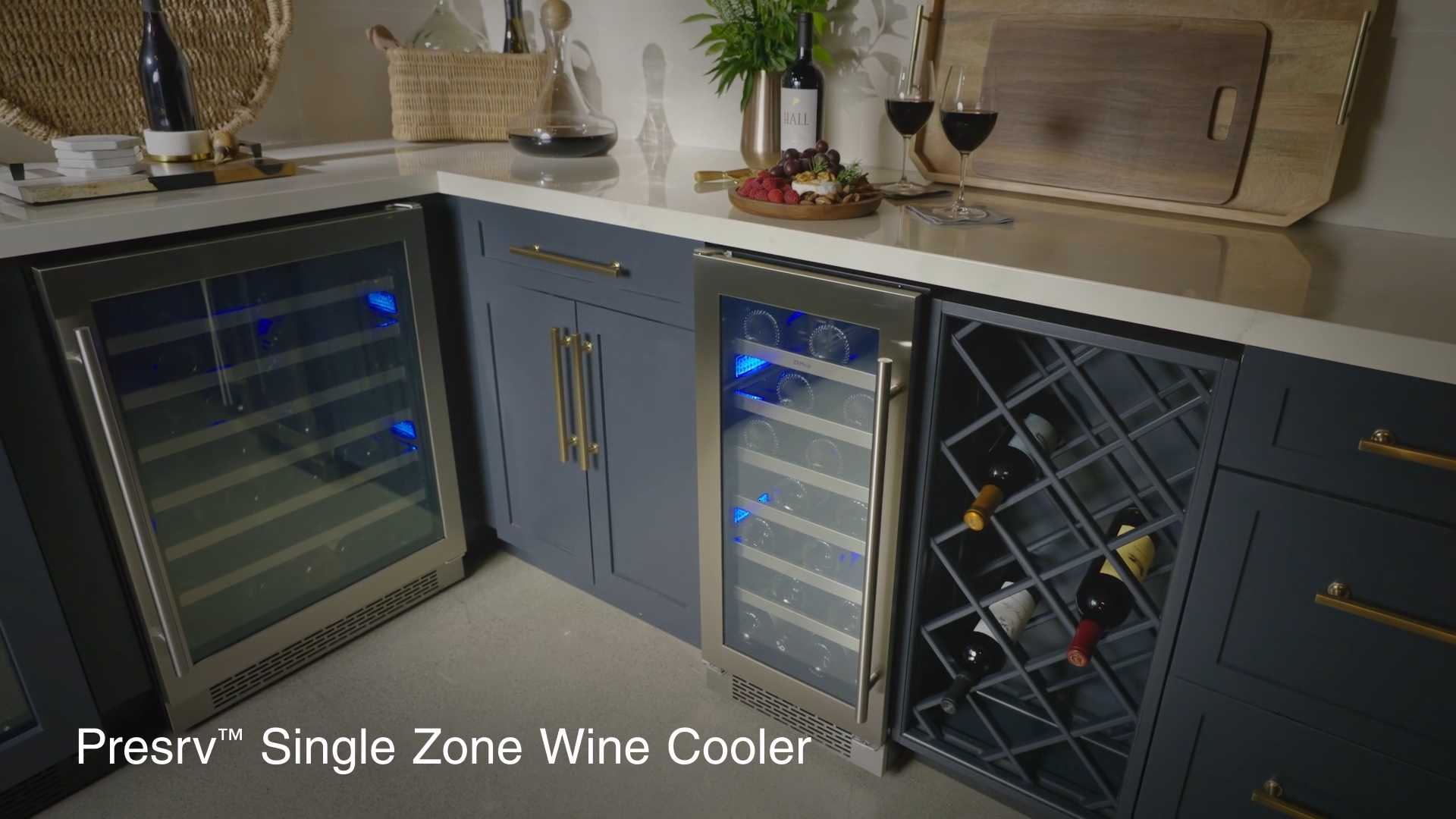 Zephyr Presrv Built In Wine Cooler