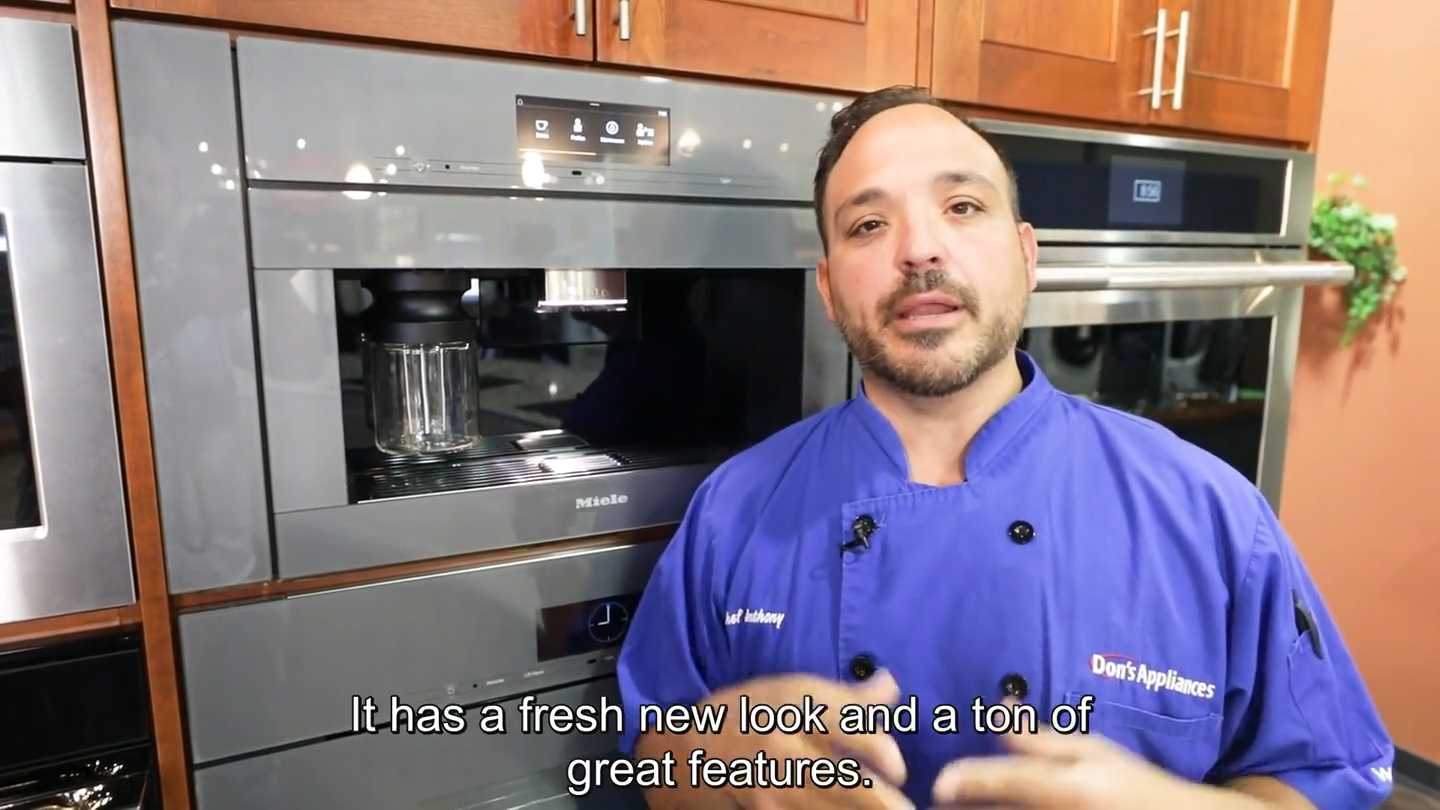 Miele Built In Coffee Maker Overview | Features & Settings