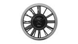 Monarch Specialties Inc. Black/Silver 16" Wall Clock