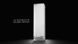 Thor Kitchen 24" 12.4 Cu. Ft. Panel Ready Built-In Column Freezer
