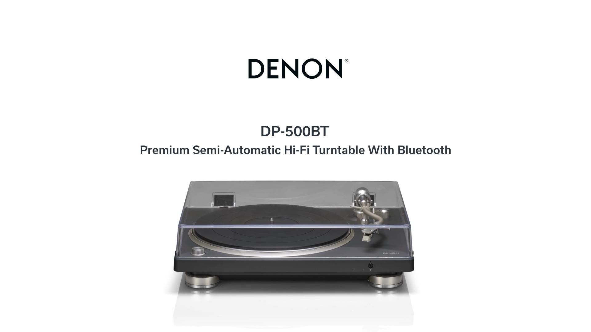 Denon DP-500BT Product Overview Video 