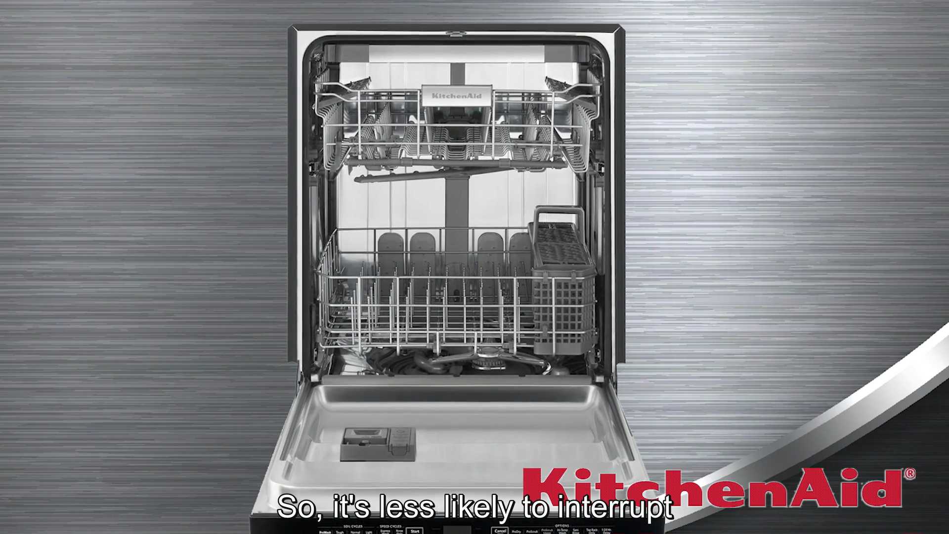 Kitchenaid Dishwashers Stainless Steel Interior CC.mp4