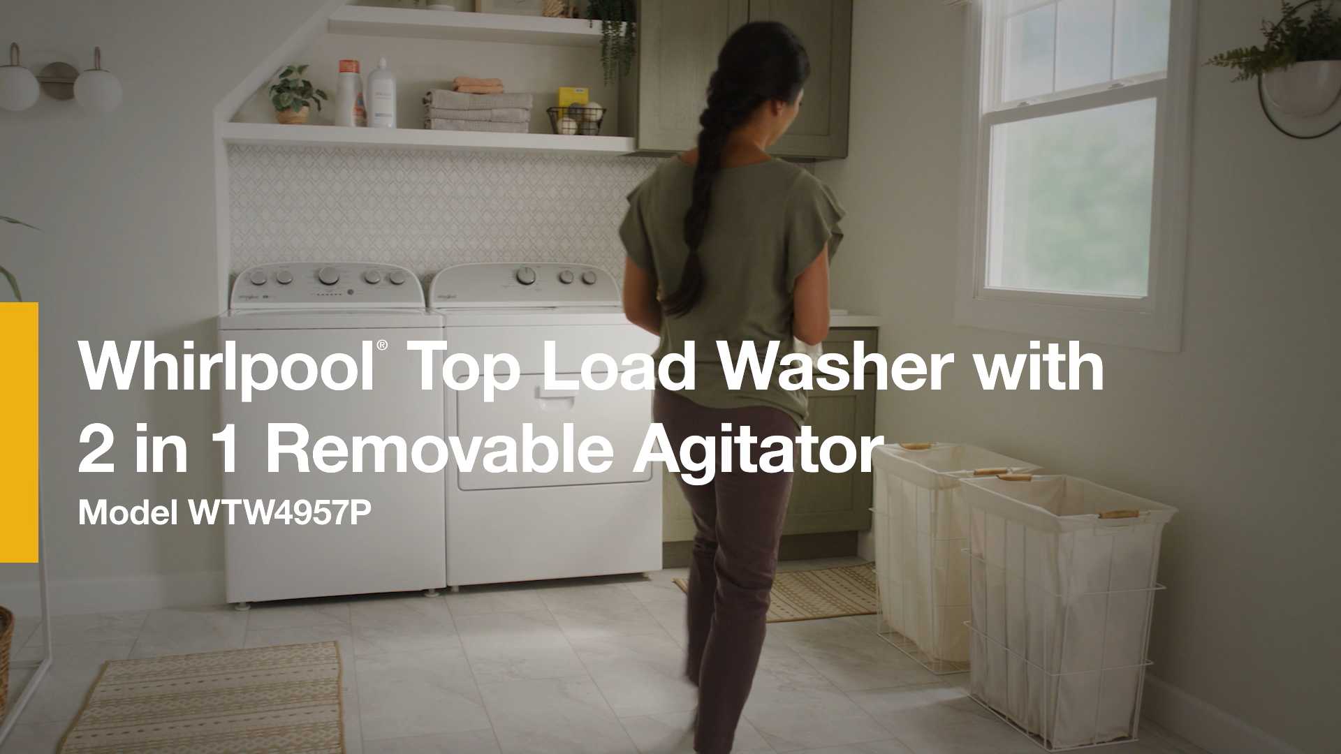 WTW4957PW Washer Product Overview