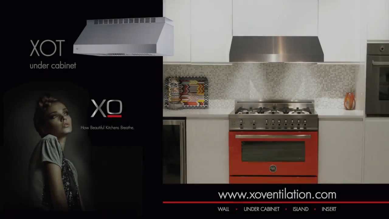 XO Fabriano Collection Stainless Steel Wall Mounted Range Hood