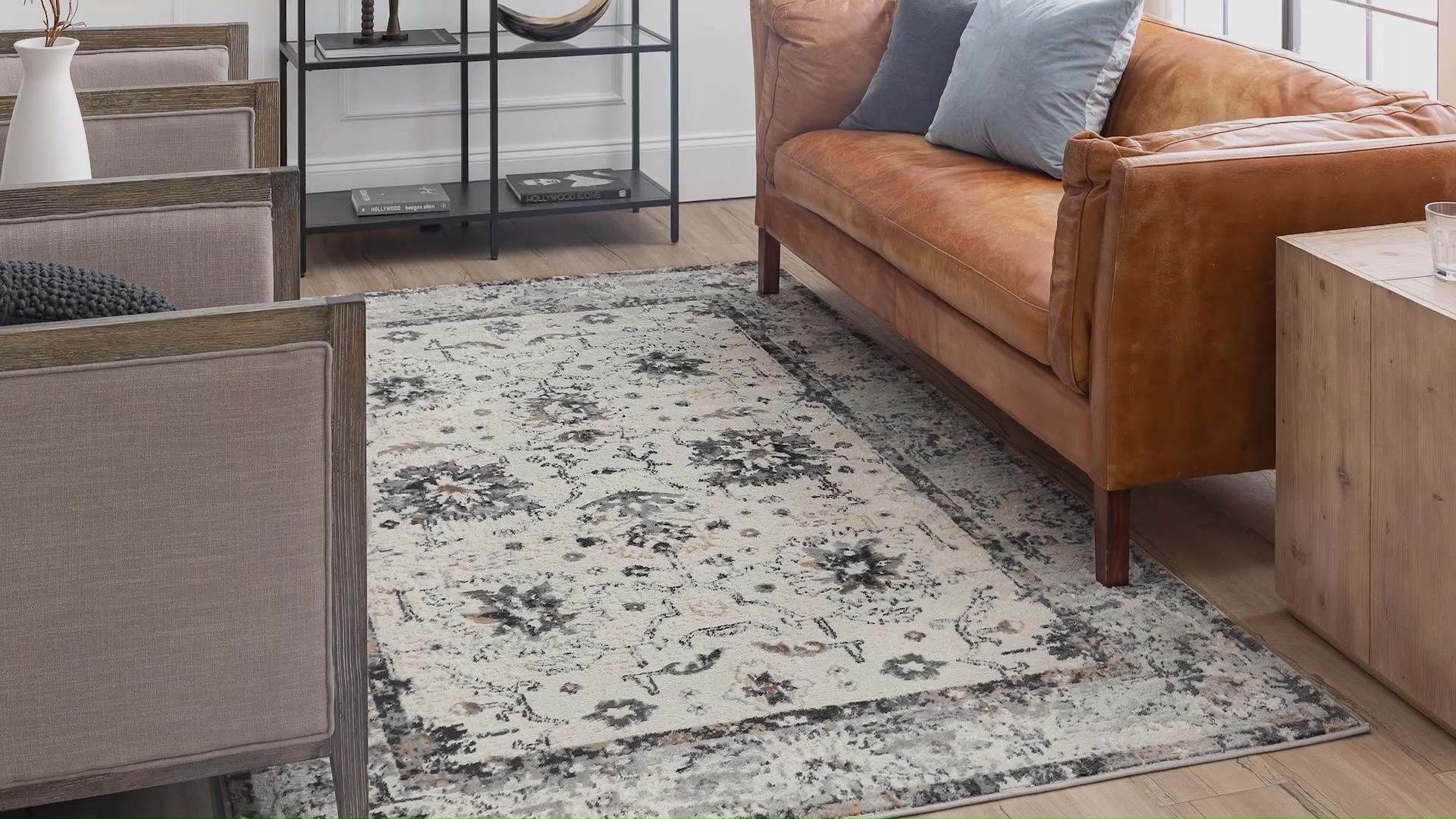 Mohawk Home Evesham Light Grey 5'x8' Area Rug
