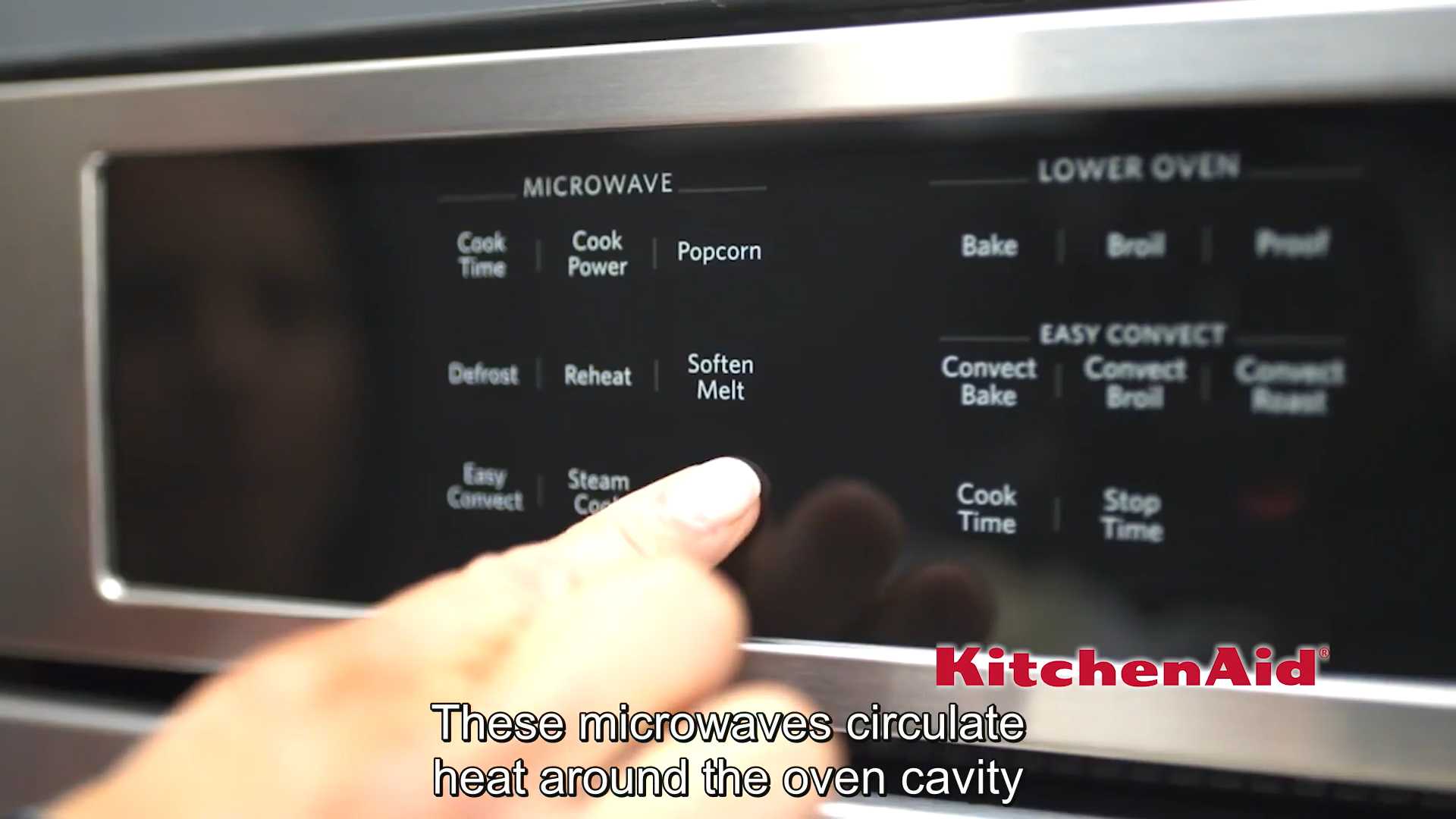 KitchenAid Microwave Convection Cooking with CC