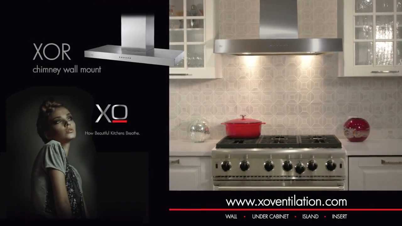 XO Fabriano Collection Stainless Steel Wall Mounted Range Hood 