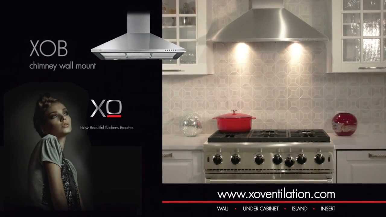 XO Fabriano Collection Stainless Steel Wall Mounted Range Hood 