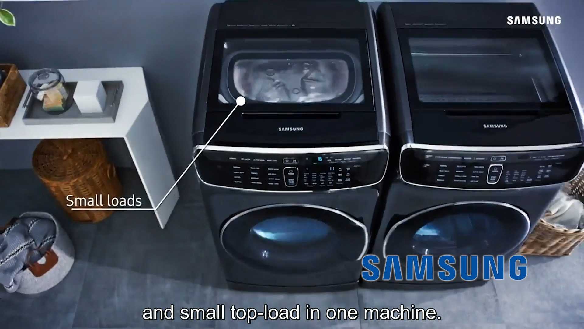 Samsung Washing Machines Flex Wash CC.mp4